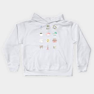 Tokyo Icons Kids Hoodie